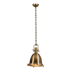 Светильник с арматурой бронзы цвета, металлическими плафонами Britop 1710111