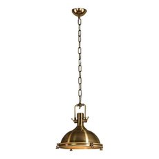 Светильник с арматурой бронзы цвета, металлическими плафонами Britop 1711111
