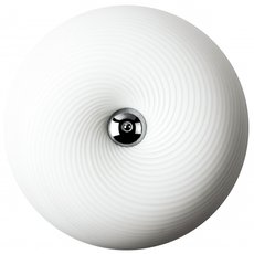 Настенно-потолочный светильник с стеклянными плафонами белого цвета IDLamp 354/30PF-LEDWhitechrome
