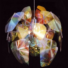 Светильник с арматурой хрома цвета, плафонами прозрачного цвета SW-LUM 925S2
