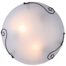 Настенно-потолочный светильник с плафонами белого цвета IDLamp 250/30PF-Brown