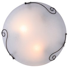 Настенно-потолочный светильник с стеклянными плафонами белого цвета IDLamp 250/40PF-Brown
