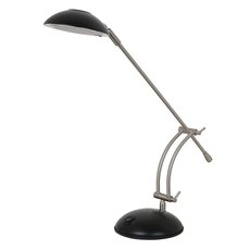 Настольная лампа с плафонами чёрного цвета IDLamp 281/1T-LEDBlacksand