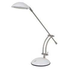 Настольная лампа с арматурой белого цвета, плафонами белого цвета IDLamp 281/1T-LEDWhite