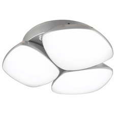 Светильник с плафонами белого цвета IDLamp 307/3PF-LEDSilver