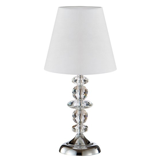 Nastolnaya lampa crystal lux armando lg1 chrome