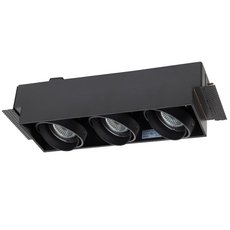 Точечный светильник с металлическими плафонами чёрного цвета Leds-C4 DM-0095-60-00