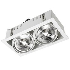 Точечный светильник с арматурой белого цвета, металлическими плафонами Leds-C4 DM-1156-14-00