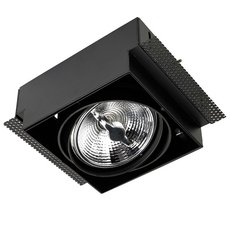 Точечный светильник с металлическими плафонами чёрного цвета Leds-C4 DM-1159-60-00