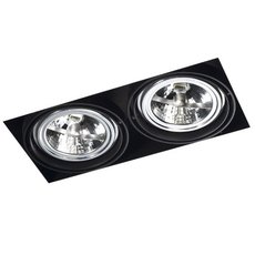 Точечный светильник с металлическими плафонами чёрного цвета Leds-C4 DM-1160-60-00