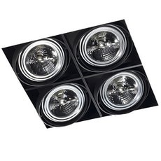 Точечный светильник с металлическими плафонами чёрного цвета Leds-C4 DM-1162-60-00