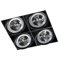 Точечный светильник с металлическими плафонами чёрного цвета Leds-C4 DM-0084-60-00