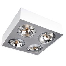 Точечный светильник с арматурой белого цвета, металлическими плафонами Lirio 57004/31/LI