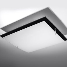 Светильник с арматурой чёрного цвета, стеклянными плафонами SOLLUX LIGHTING SL.0194