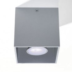Точечный светильник с металлическими плафонами серого цвета SOLLUX LIGHTING SL.0024