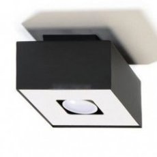 Точечный светильник с арматурой чёрного цвета, металлическими плафонами SOLLUX LIGHTING SL.0070