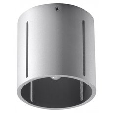 Точечный светильник с металлическими плафонами серого цвета SOLLUX LIGHTING SL.0357