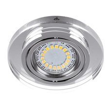 Точечный светильник с арматурой хрома цвета, плафонами прозрачного цвета Spot Light 5115001
