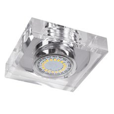 Точечный светильник с арматурой хрома цвета, плафонами прозрачного цвета Spot Light 6126001