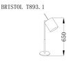 Настольная лампа Lucia Tucci BRISTOL T893.1 BRISTOL