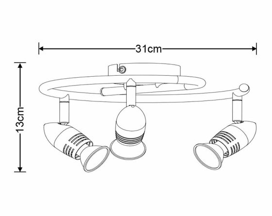 Svetodiodnyy spot lucide caro led 13955 14 03 2