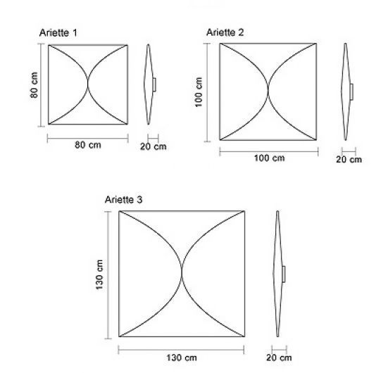 Flos fariette wall lights1 s2 s3