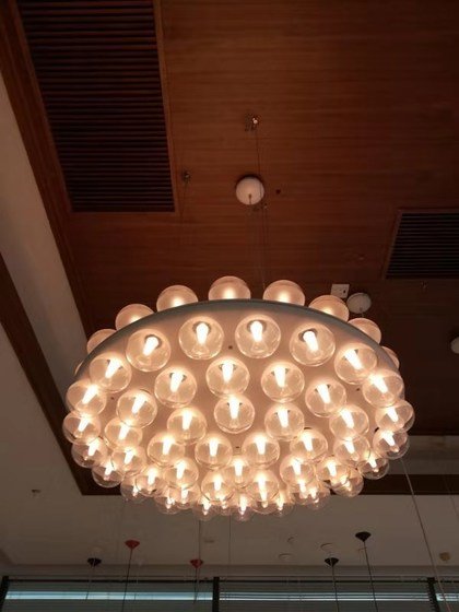 Prop light double chandelier