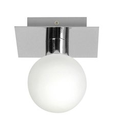 Светильник для ванной комнаты с арматурой хрома цвета, плафонами белого цвета POWERLIGHT 1010/1-3