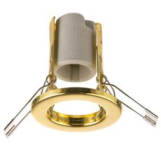 Точечный светильник с арматурой золотого цвета, металлическими плафонами POWERLIGHT R39-GD