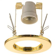 Точечный светильник с арматурой золотого цвета, металлическими плафонами POWERLIGHT R63-GD