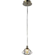 Светильник с арматурой бронзы цвета, плафонами прозрачного цвета N-Light 907-01-56