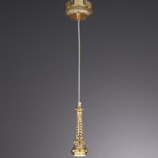 Светильник с арматурой золотого цвета, плафонами золотого цвета La Lampada L 463/1.27