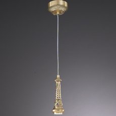 Светильник с металлическими плафонами бронзы цвета La Lampada L 463/1.44