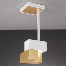 Светильник с металлическими плафонами La Lampada PL 101/1M Wood Gold