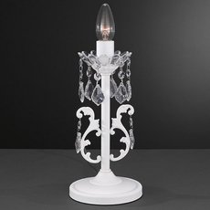 Настольная лампа с арматурой белого цвета La Lampada TL 1063/1.13