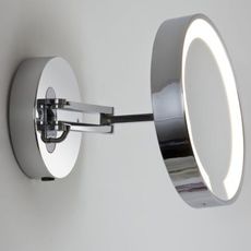 Светильник для ванной комнаты с арматурой хрома цвета, плафонами белого цвета Astro 0628