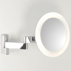 Светильник для ванной комнаты с арматурой хрома цвета, плафонами белого цвета Astro 0760