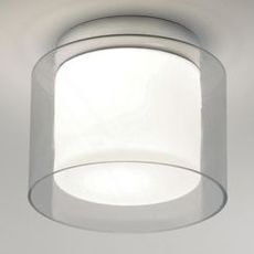 Светильник для ванной комнаты с арматурой хрома цвета, плафонами белого цвета Astro 0963
