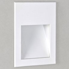 Встраиваемый в стену светильник с арматурой белого цвета, плафонами белого цвета Astro 0973