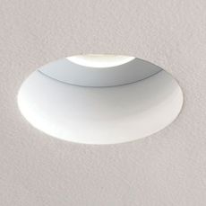 Точечный светильник с арматурой белого цвета, плафонами прозрачного цвета Astro 5624