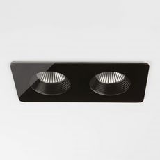Точечный светильник с арматурой чёрного цвета, плафонами прозрачного цвета Astro 5756