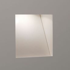 Встраиваемый в стену светильник с арматурой белого цвета, плафонами белого цвета Astro 7566