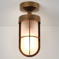 Светильник для уличного освещения с арматурой бронзы цвета, стеклянными плафонами Astro 7854