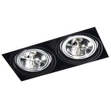 Точечный светильник с металлическими плафонами чёрного цвета Leds-C4 DM-0082-60-00