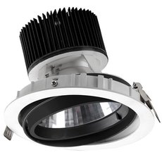 Точечный светильник с арматурой белого цвета, стеклянными плафонами Leds-C4 90-4736-14-37