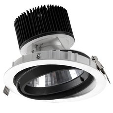 Точечный светильник с арматурой белого цвета, стеклянными плафонами Leds-C4 90-3502-14-37