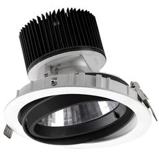 Точечный светильник с арматурой белого цвета, стеклянными плафонами Leds-C4 90-4049-14-37