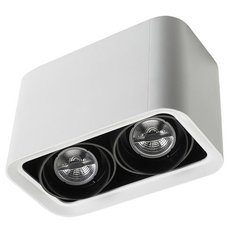 Точечный светильник с арматурой белого цвета, плафонами чёрного цвета Leds-C4 DM-1151-14-00
