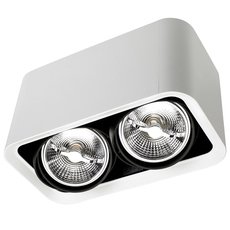Точечный светильник с арматурой белого цвета, плафонами чёрного цвета Leds-C4 DM-1101-14-00