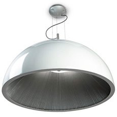 Светильник с арматурой серебряного цвета, плафонами белого цвета Leds-C4 00-2727-AQ-78